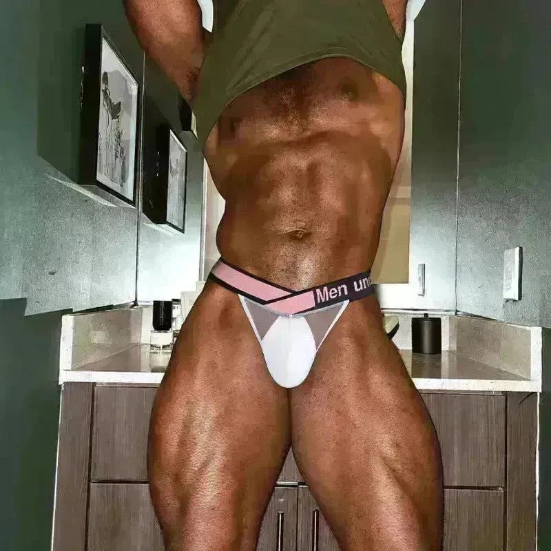 Men's Thin Ice Silk Transparent High Fork Briefs - EX-STOCK CANADA