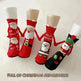 Christmas Magnetic Socks Cute Elk Santa Claus Snowman Hand-holding Socks For Couple - EX-STOCK CANADA