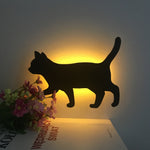 LED Animal Silhouette Night Light – Sound Sensor Wall Lamp for Kids Bedroom | 18 Designs