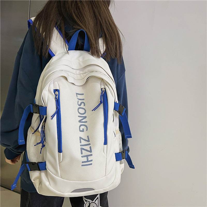 Simple Large Capacity Waterproof High School Backpack for Teens - EX-STOCK Canada