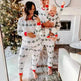 Polyester Black And White Contrast Color Christmas New Parent-Child Women's Casual Suit - EX-STOCK CANADA