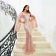 Formal Dress V-neck Banquet Sequined Fishtail Party Dress - EX-STOCK CANADA
