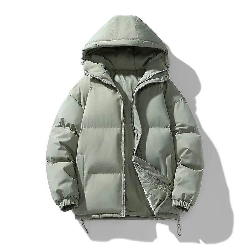 Men's Hoodie Padded Coat Thickened Cotton-padded Clothes Loose Casual Cotton-padded Jacket - EX-STOCK Canada