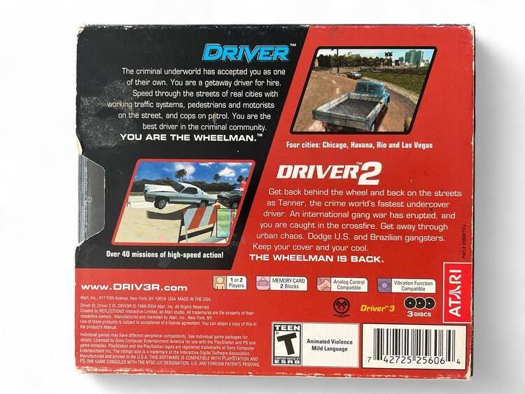 Pack Double Driver & Driver 2 [Plus Grands Succès] 