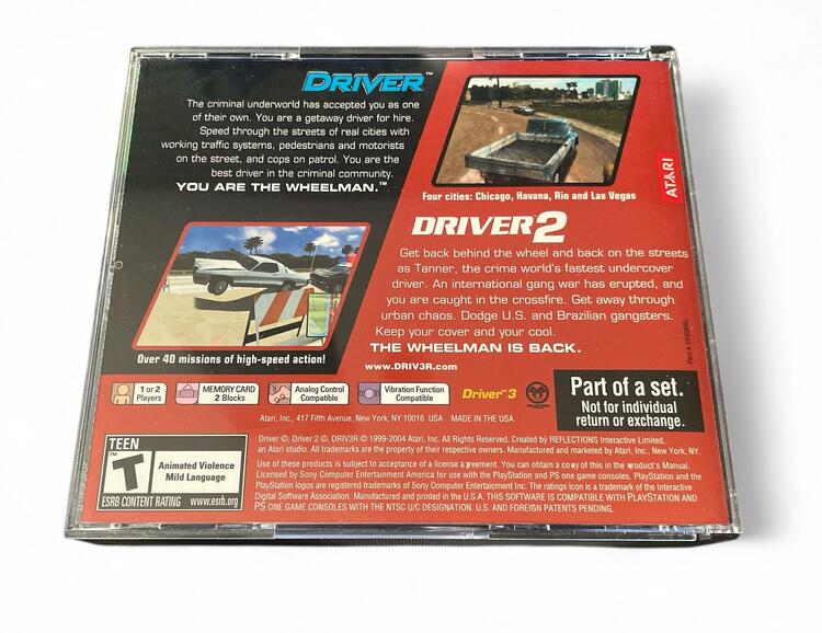 Pack Double Driver & Driver 2 [Plus Grands Succès] 
