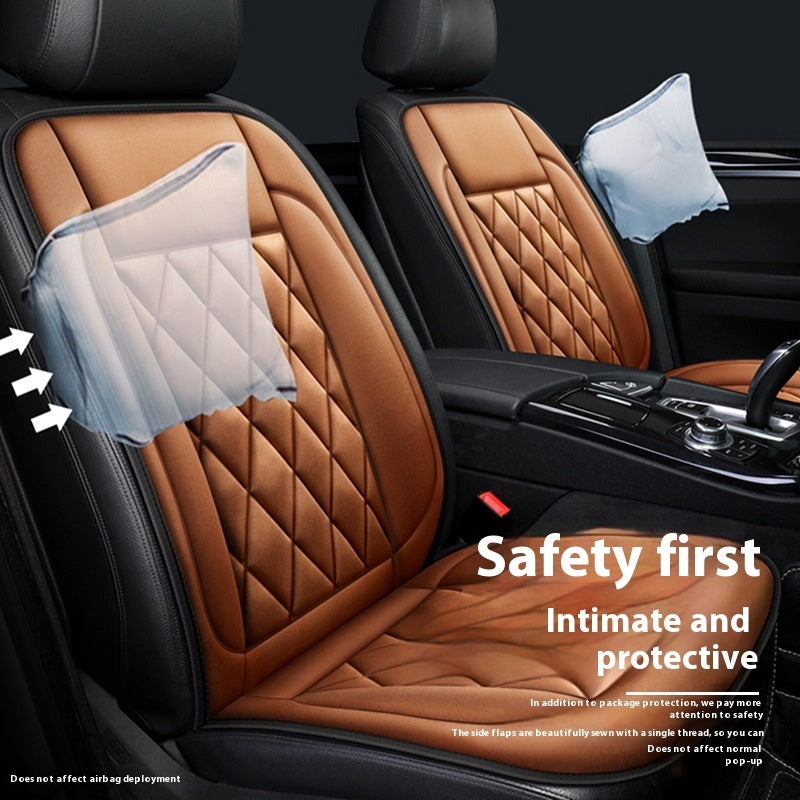 Winter Solid Color Car Plush Warm Cushion | EX-STOCK product gallery photo 5
