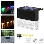 Waterproof New RGB LED Solar Light Step Fence Light - EX-STOCK CANADA