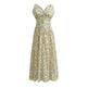 Women's Summer French Seaside Vacation Waist-tight Temperament Midi Skater Dress - EX-STOCK CANADA