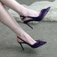 2026 Spring Summer New Bow High Heels, Women Satin Pointed Toe Stiletto Heel Sandals 