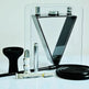 Acrylic triangle pot hookah set - EX-STOCK CANADA