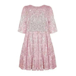 Elegant ladies Sequined Short Mini Skater Dress - EX-STOCK CANADA