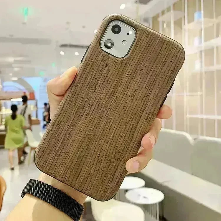 Simple Bamboo Wooden iphone  Protective case Unisex - EX-STOCK CANADA