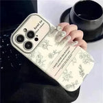 Women Feminine Floral Printed Silicone iphone case - EX-STOCK CANADA