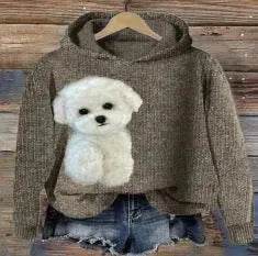 Digital Printing Dog Pattern Sweater Men - EX-STOCK Canada