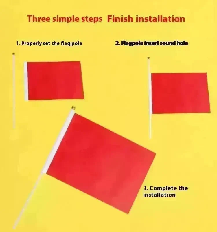 Customized Size Hand Waving Flag - EX-STOCK CANADA