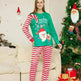 Cartoon Santa Claus Letter Printing Parent-child Christmas Pajamas Home Wear Suit - EX-STOCK CANADA