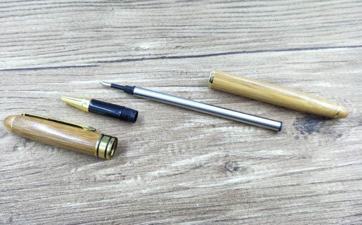 Bamboo Pen Bamboo Pen Pen Ball Pen Lettering Customer Gift Hard Pen Neutral Bamboo Pen - EX-STOCK Canada