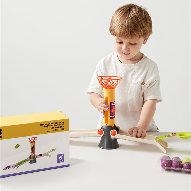 Kids Desktop Basketball Launcher Shooting Toy Game