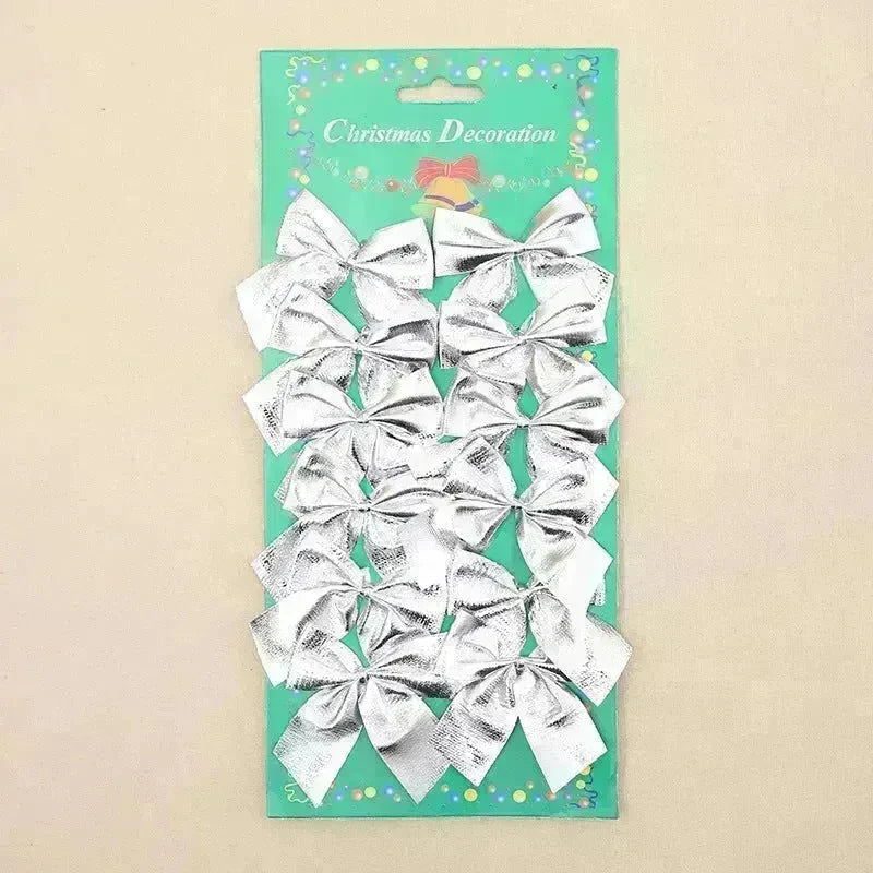 Christmas Tree Ornaments Christmas Decoration Bow - EX-STOCK CANADA