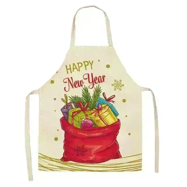 Personalized Christmas Aprons gifts idea for chefs bakers - EX-STOCK CANADA