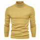 Men's Plain Slim Pullover Polo Sweatshirt Turtleneck Sweater Winter Casual Tops Men - EX-STOCK Canada