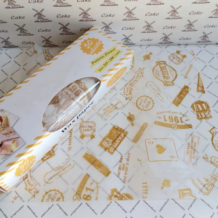 Oilproof Food Packaging Bee  Wax Paper food wrap - EX-STOCK CANADA