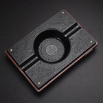 Luxury Wooden Metal Alloy 4 slots Cigar Ashtray - EX-STOCK Canada
