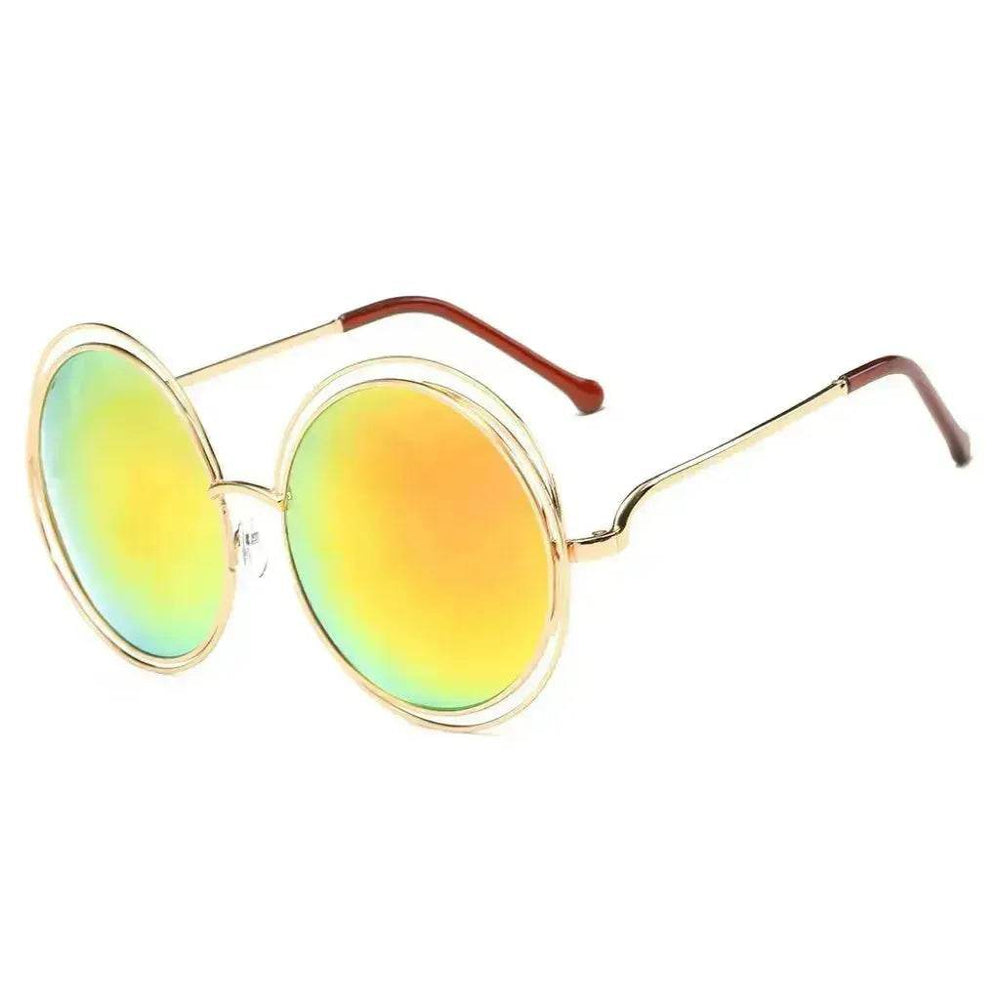 Large Frame Round Frame Unisex Sun Glasses True Film Ink Mirror Flat Light Mirror - EX-STOCK Canada