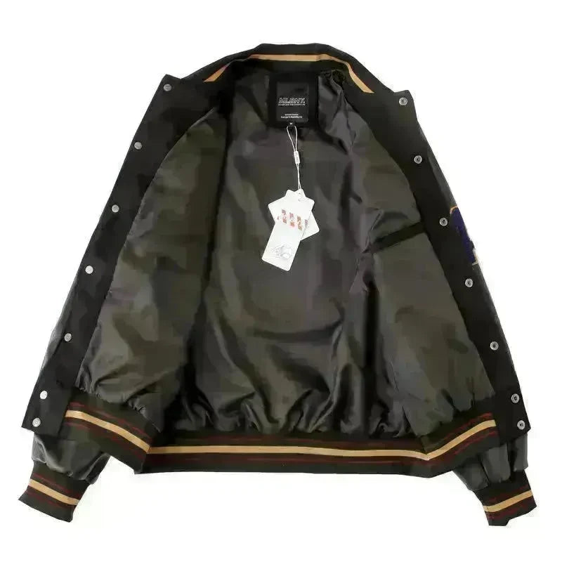 Casual Unisex American Woolen Baseball Varsity Jacket - EX-STOCK CANADA