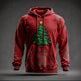 Christmas Pocket Hoodie Loose Pullover Digital Print Sweatshirt EX-STOCK Canada 