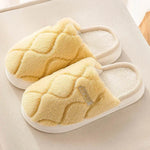 Plush Slippers Winter For Women Indoor Floor Bedroom Home Slipper Warm Solid House Shoes Men Couple - EX-STOCK Canada
