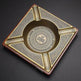 Luxury Wooden Metal Alloy 4 slots Cigar Ashtray - EX-STOCK Canada