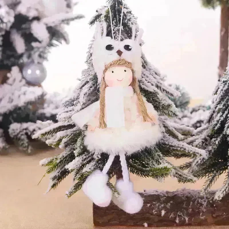 Christmas Cute Fabric Antler Plush Girl Decoration Ornaments - EX-STOCK CANADA