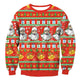 Autumn Winter Fashion Ugly Christmas Sweater Santa Elf Funny Pullover Womens Mens Print Sweaters Tops Clothing - EX-STOCK Canada