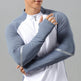 Mock Neck Half Zip Workout top for Men Long Sleeve exercise top - EX-STOCK Canada