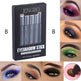 ENGBO eyeshadow stick packaging with examples of eye makeup application.