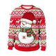 Ugly Christmas Sweater Santa Elf Couple Sweatshirt - EX-STOCK Canada