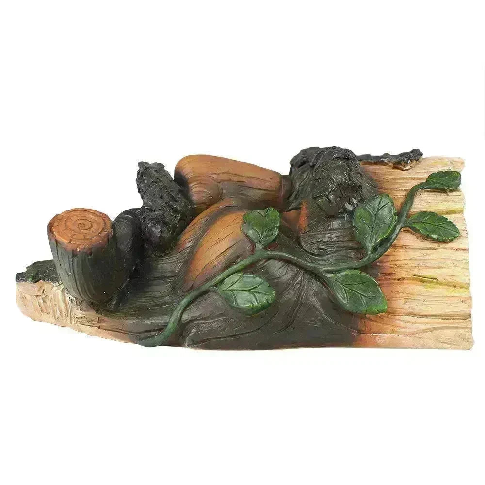 Smoker Man Wooden Resin Craft Ornaments Wall Decor - EX-STOCK CANADA