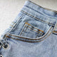 Fashionable And Personalized Bow Denim Shorts For Women - EX-STOCK Canada