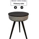Smart Side Table with Built-in Bluetooth Speaker and Wireless Charging