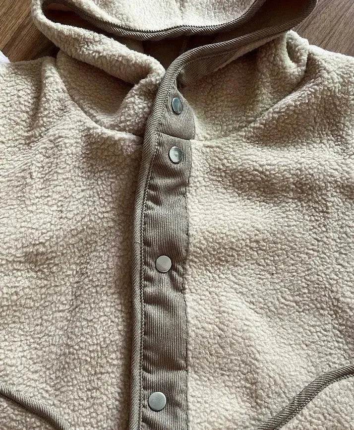 Thickened Woolen Hoodie Winter coat Fleece hooded Winter Jacket - EX-STOCK Canada