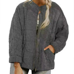 Casual Winter Cotton Padded Loose Pockets Long Sleeved Jacket Women - EX-STOCK CANADA