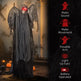 6.4 Life Size Winged Grim Reaper Outdoor Halloween Decoration Animatronic, Animated Prop WLight Up Eyes EX-STOCK Canada 