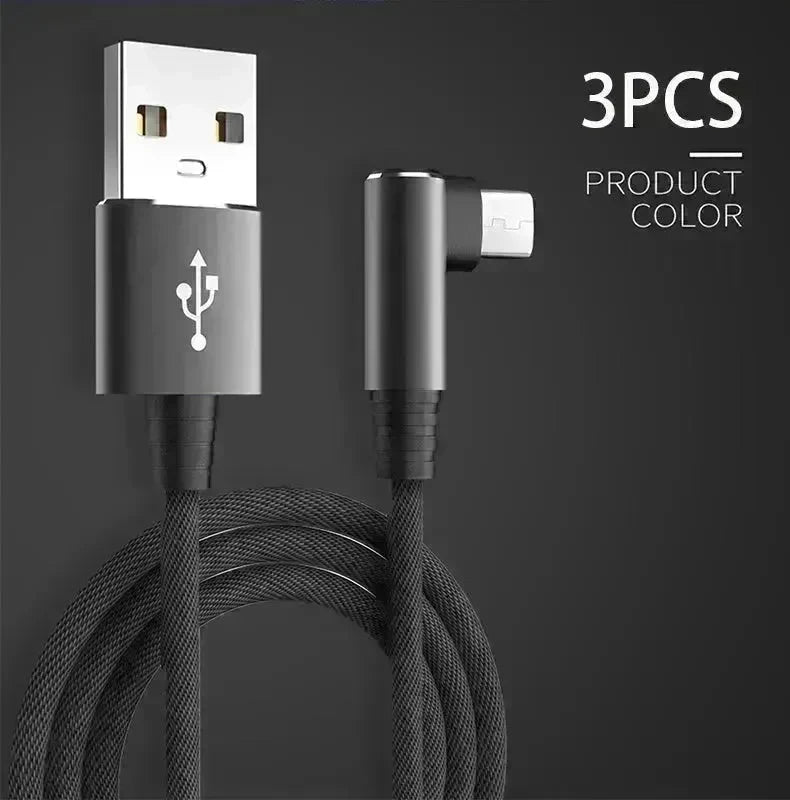 Mobile Phone Elbow Fast Charging Data Cable - EX-STOCK CANADA