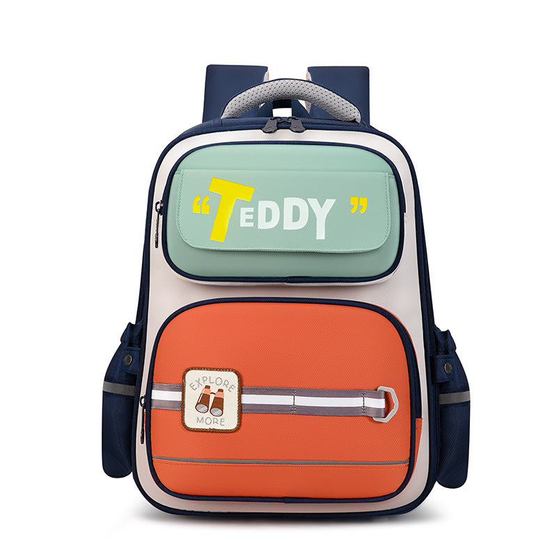 Children's Cartoon Letters British Style Schoolbag EX-STOCK