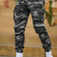 Multi-pocket Camouflage Ankle-tied Men's Military Casual Cargo Slim fit Pants trouser - EX-STOCK Canada