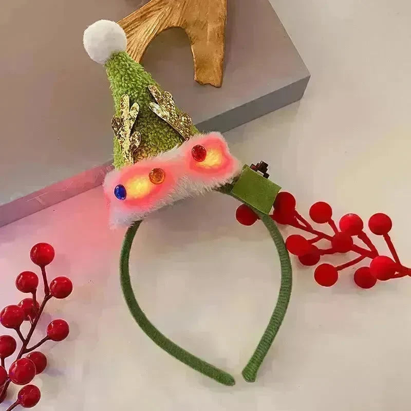 Christmas With Light Headband Snowflake Women's - EX-STOCK CANADA