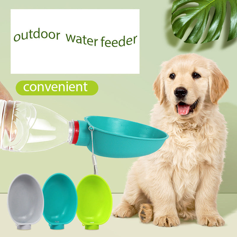 Portable Dog Drinking Bowl Outdoor Water Feeding Pet Outside Water Cup Dog Kettle For Small Breeds Dogs Pets Products EX-STOCK Canada 