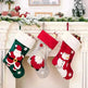Christmas Decorations Gold Velvet Patch Christmas Stockings - EX-STOCK CANADA