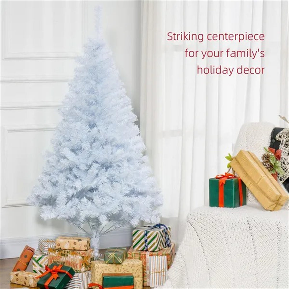 5ft White Christmas Tree Artificial Christmas Tree With 536 Branch Tips And Metal Stand EX-STOCK Canada 